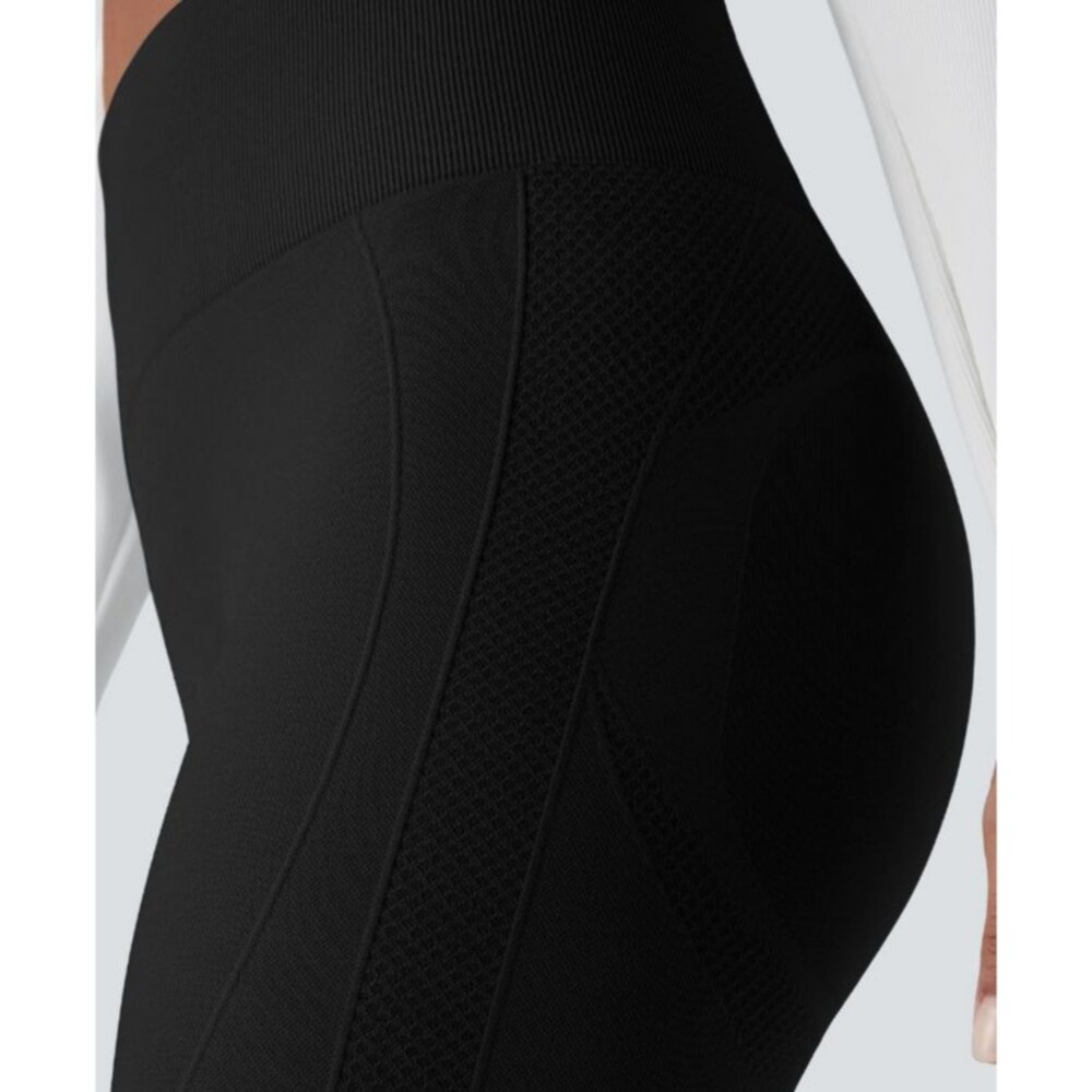 Halara OneForm Seamless Flow High Waist Tummy Control Butt Lifting Leggings Sz L